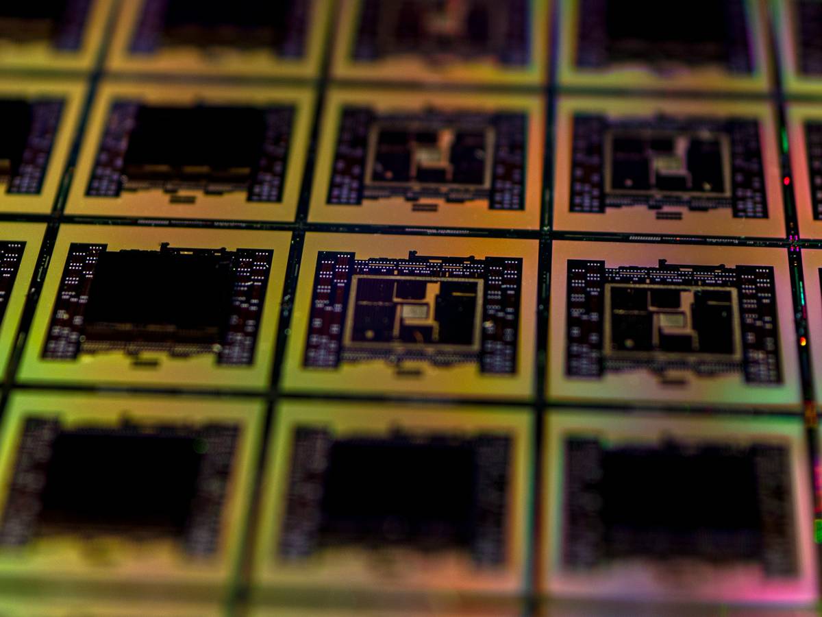 A prototype silicon wafer at the basis of the creation of our computer circuits